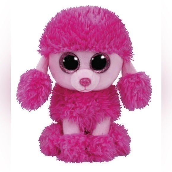 NWT New Ty Beanie Boo Patsey the Poodle Dog Glitter Eyes Gift - Picture 1 of 8